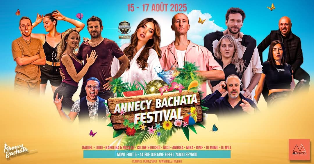 Visuel Anneyc Bachata festival 2025